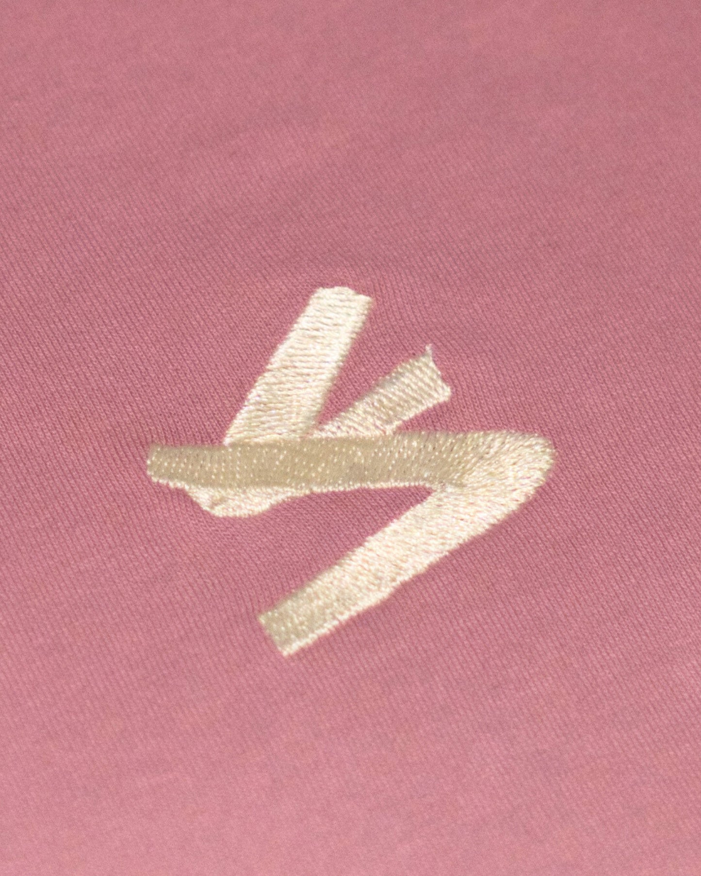 DUST PINK ICON EMBROIDERED T-SHIRT