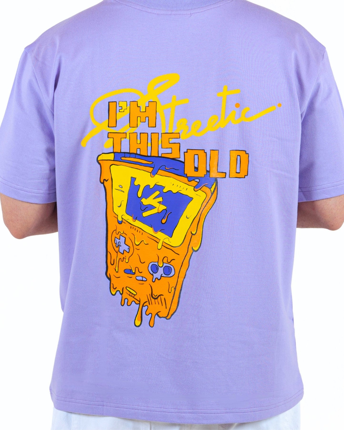 I'M THIS OLD HD PRINT LILAC T-SHIRT