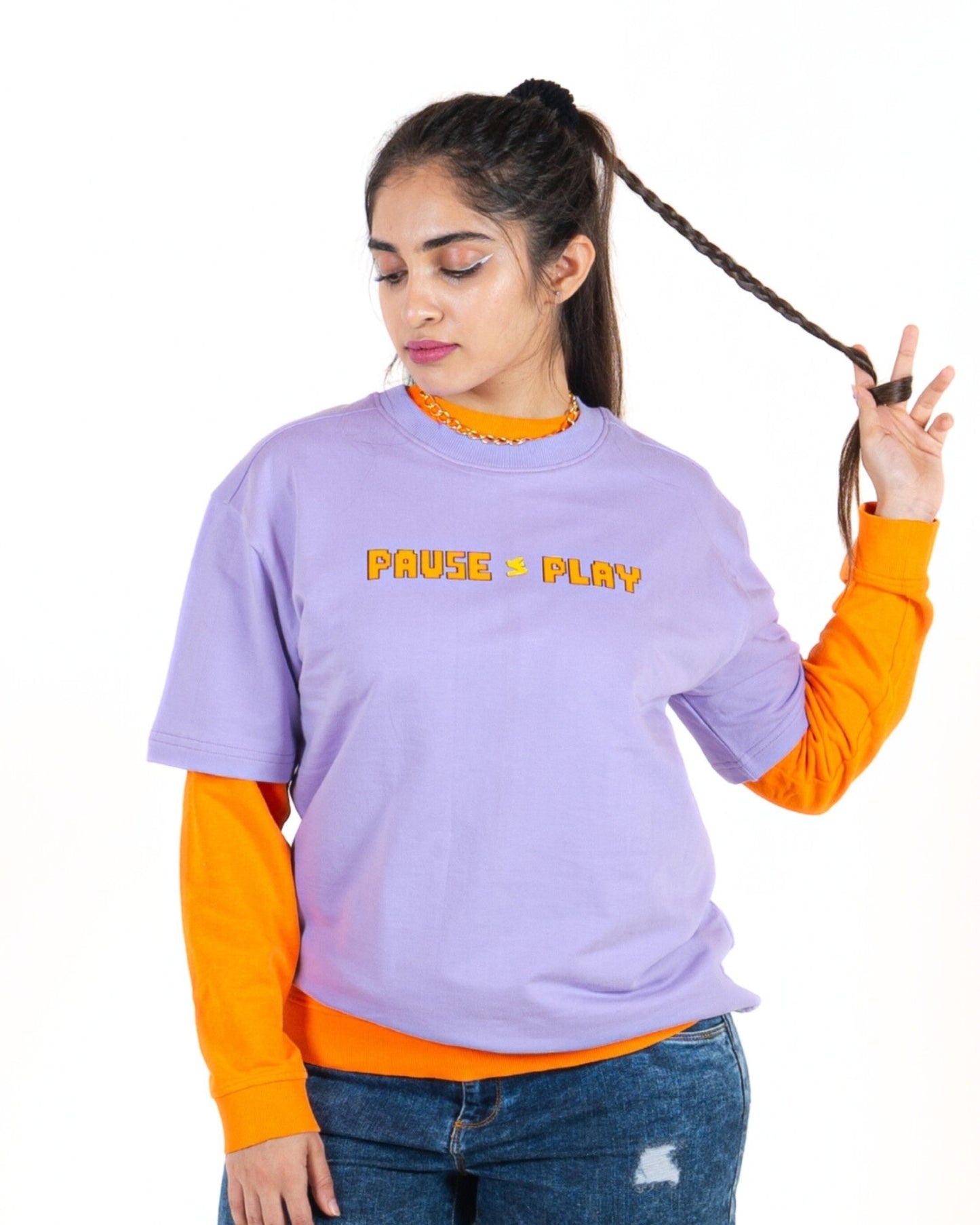 I'M THIS OLD HD PRINT LILAC T-SHIRT