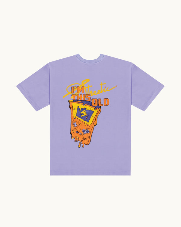 I'M THIS OLD HD PRINT LILAC T-SHIRT